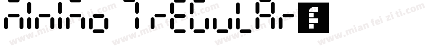 Minimo 7 Regular字体转换